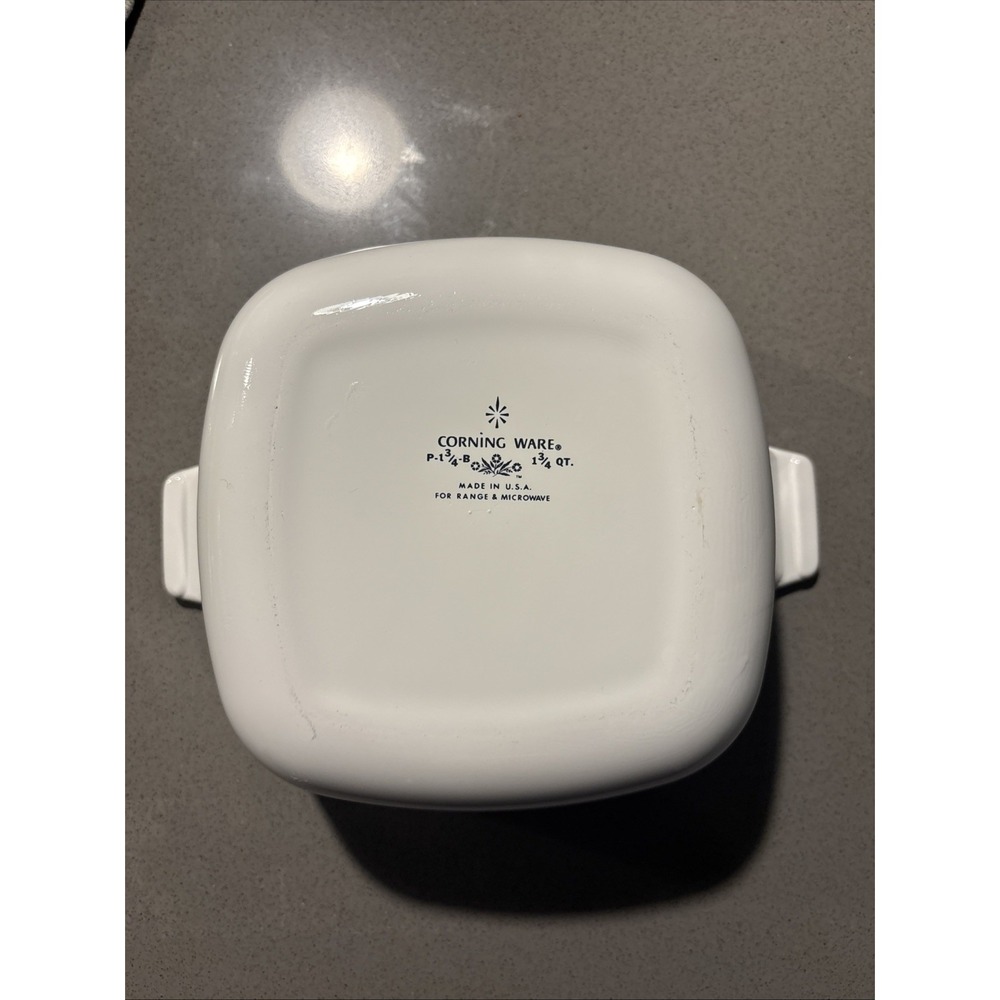 Corning‎ Ware Oil Star Pattern 1 3/4 QT P-1 3/4-B Casserole Dish NO LID - Picture 6 of 6
